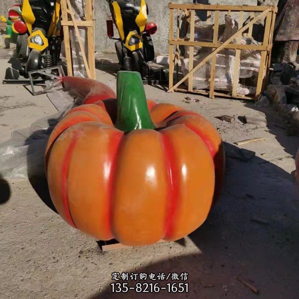 戶外農場玻璃鋼卡通彩繪仿真水果蔬菜雕塑（1）