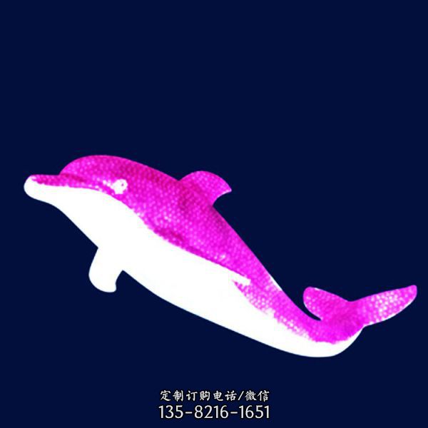 公園玻璃鋼創意彩繪夜晚照明動物景觀擺件（5）