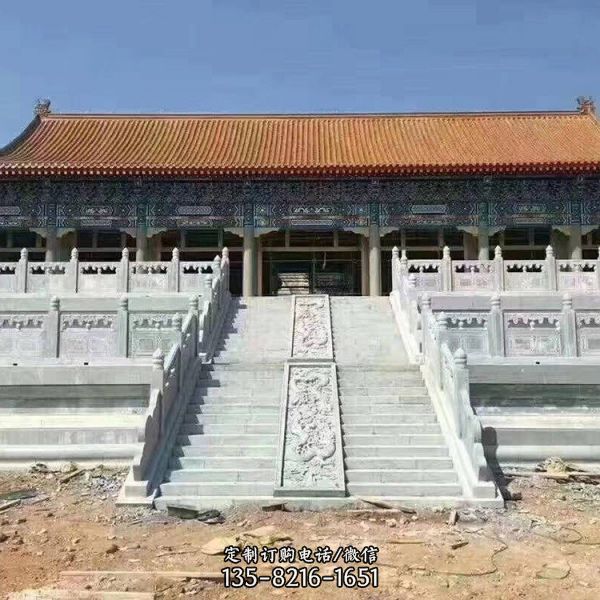 戶外大型石雕欄桿欄板雕塑（5）