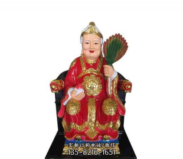 姜太公樹脂彩繪佛像雕塑（3）