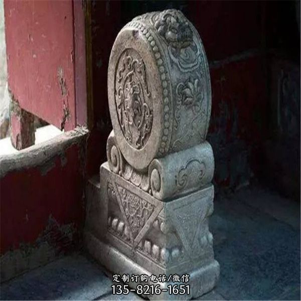 古建園林做舊抱鼓石（1）