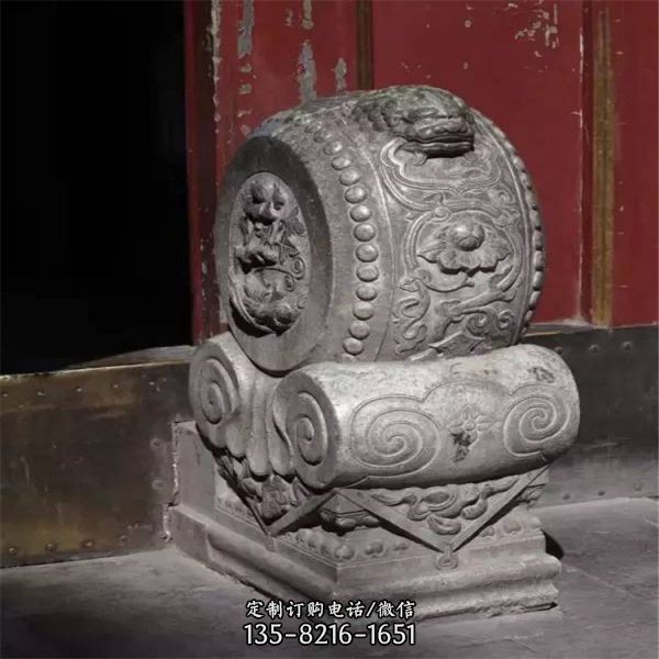 古建園林做舊抱鼓石（3）