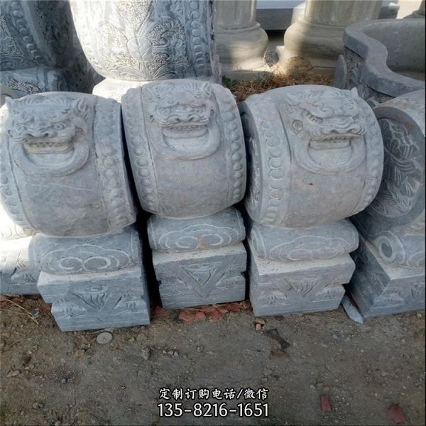 古建園林做舊抱鼓石（5）