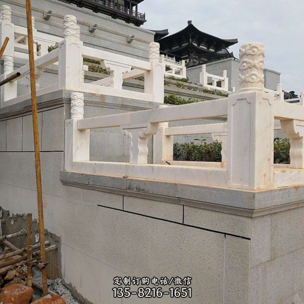 公園故宮創(chuàng)意大理石石雕欄桿欄板雕塑（4）