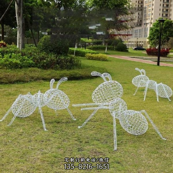 公園綠地不銹鋼玻璃鋼動物雕塑（5）