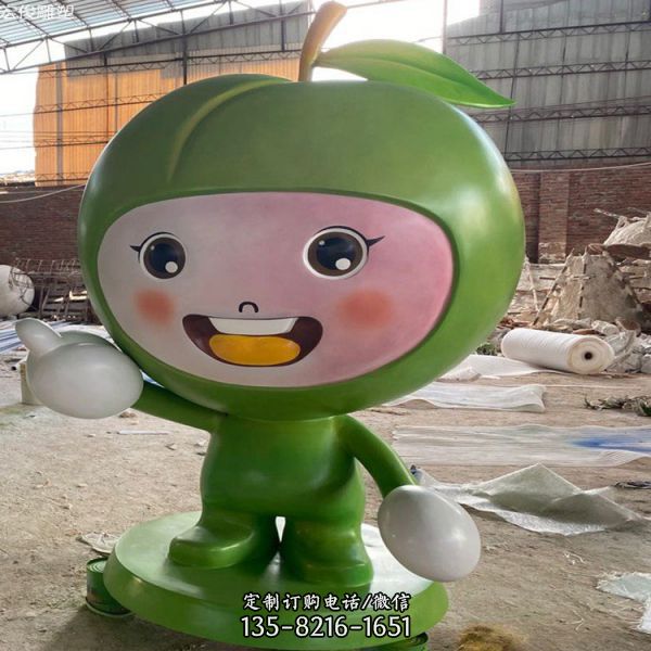 園林?jǐn)[放玻璃鋼卡通公仔造型雕塑（4）