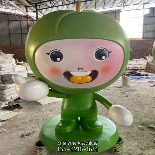 園林?jǐn)[放玻璃鋼卡通公仔造型雕塑（6）
