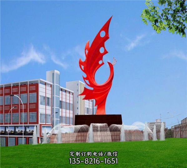不銹鋼抽象雕塑售樓處展示裝飾擺件（3）