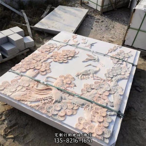 大型漢白玉浮雕墻廣場(chǎng)園林雕刻擺件（3）