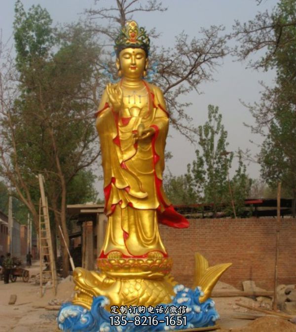 寺院擺放觀音菩薩銅雕佛像（3）