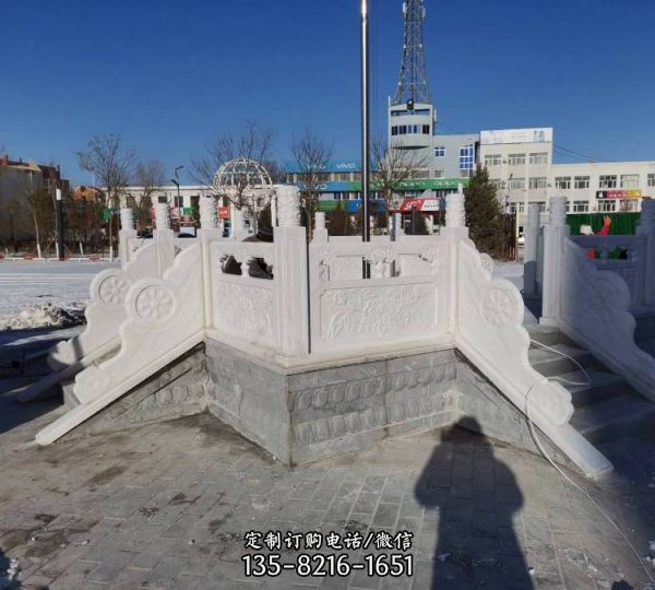 庭院花園景觀中式浮雕欄桿欄板雕塑（4）