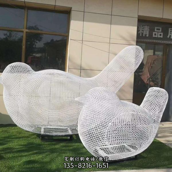 大型不銹鋼戶外園林抽象景觀擺件（1）