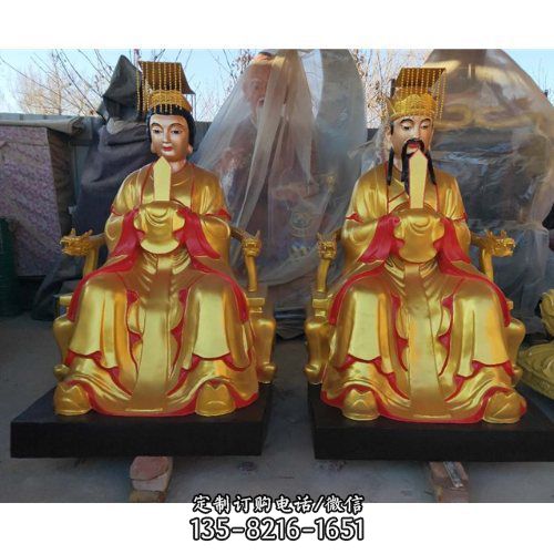 廟宇擺放大型人物佛像銅雕塑（1）