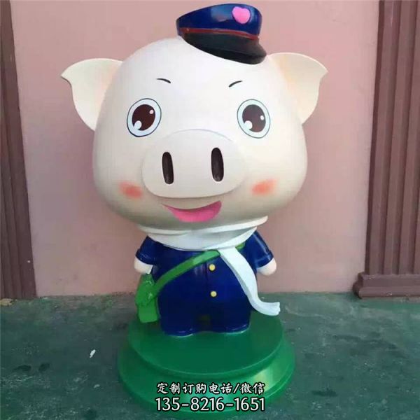 玻璃鋼游樂園卡通動漫公仔雕塑（2）