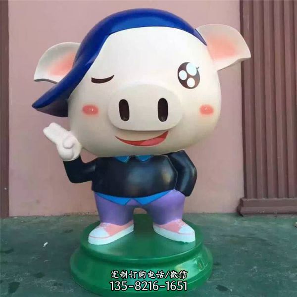 玻璃鋼游樂園卡通動漫公仔雕塑（1）