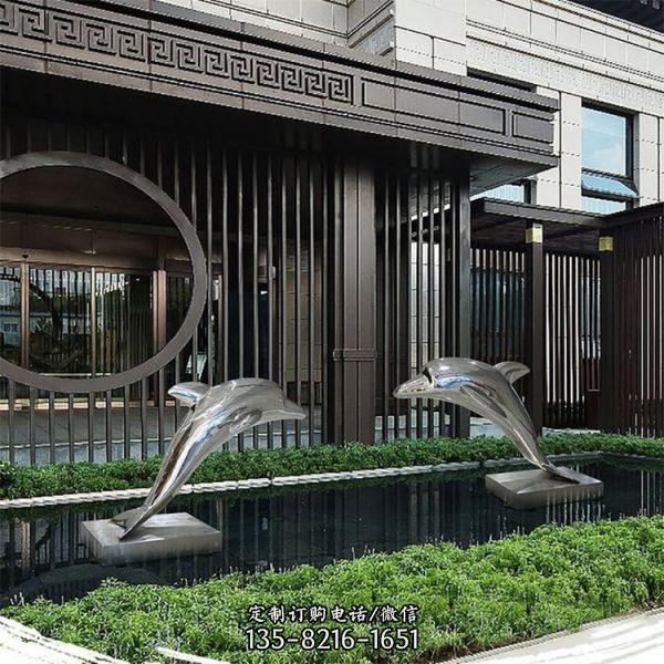 酒店廣場不銹鋼抽象創意景觀雕塑擺件（4）