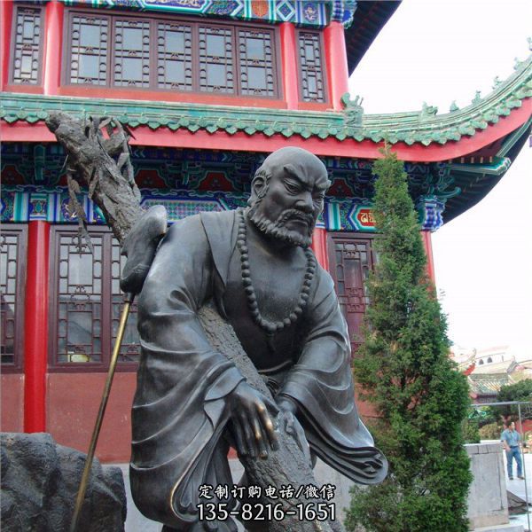 銅雕古代人物景區擺件（1）