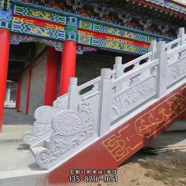 景區(qū)園林建筑大理石雕刻欄桿欄板（4）