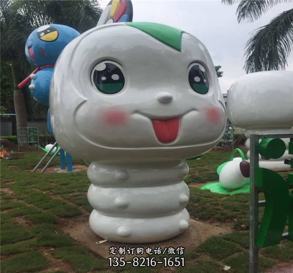 商場美陳玻璃鋼卡通創意公仔雕塑（3）