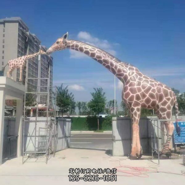 不銹鋼卡通動物園林廣場景觀雕塑（5）