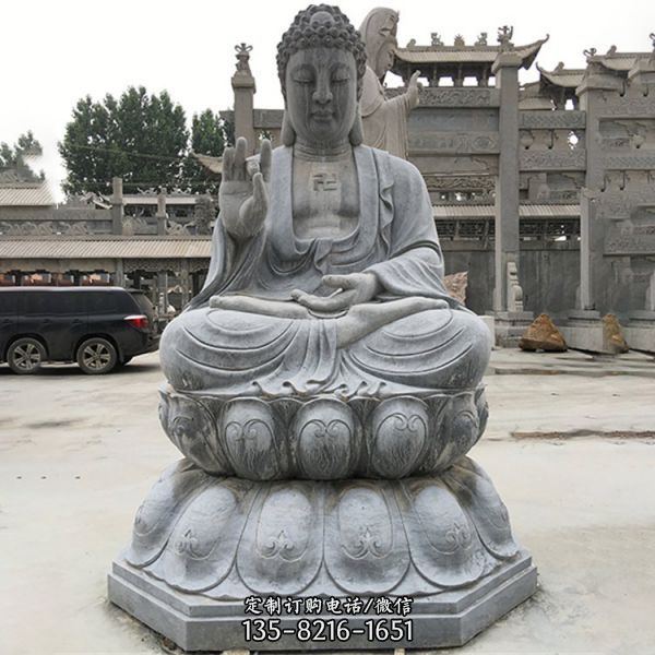 寺廟花崗巖石雕佛像人物塑像（2）