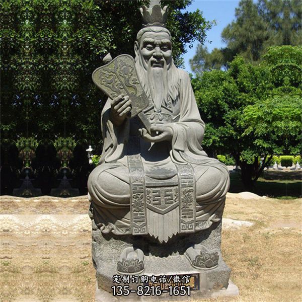 寺廟花崗巖石雕佛像人物塑像（4）