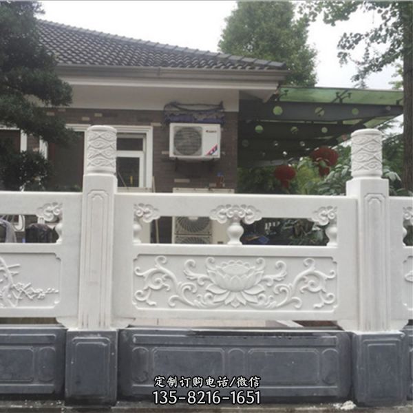 公園景區大理石石雕園林欄桿欄板雕塑（5）