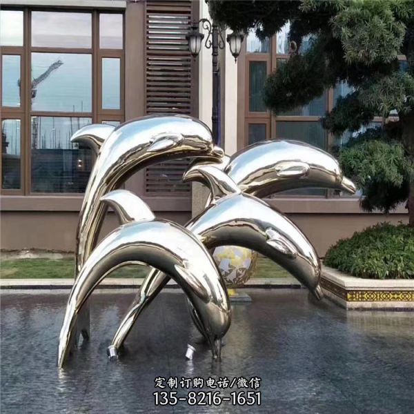 戶外大型不銹鋼景觀雕塑擺件（2）