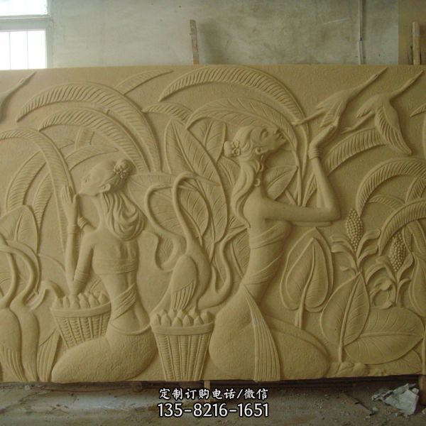 寺廟玻璃鋼銅鑄浮雕壁畫雕塑擺件（2）