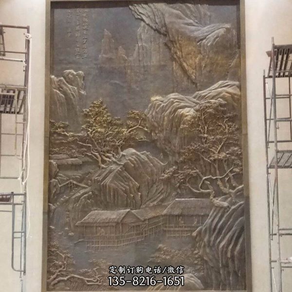 寺廟玻璃鋼銅鑄浮雕壁畫雕塑擺件（4）
