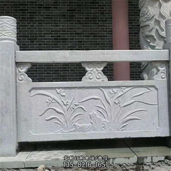 戶外園林 石雕圍欄雕塑