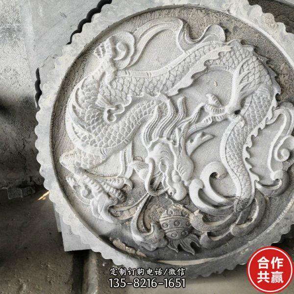 園林石雕影壁墻 寺廟石雕壁畫 雕塑（5）