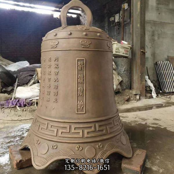 寺廟大型祈福鐘銅雕擺件（3）