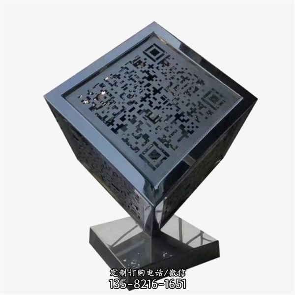 不銹鋼鏤空創意魔方