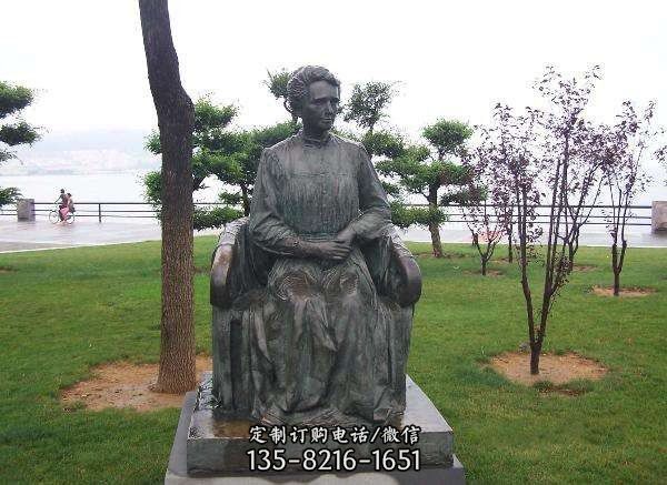 戶外大型人物景觀居里夫人雕塑（1）