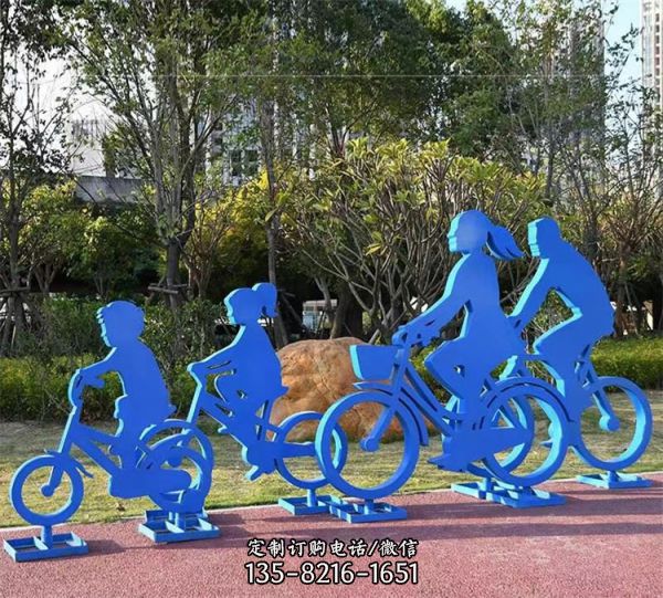 戶外公園體育不銹鋼抽象人物擺件（4）