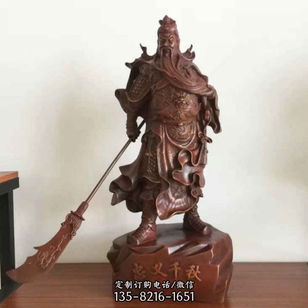 家居寺廟供奉立式武財神雕塑（2）