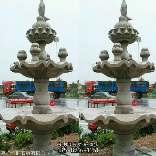 園林別墅大理石歐式水池噴泉（3）