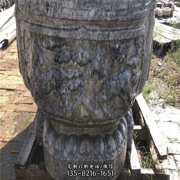 仿古做舊青石石雕石槽雕塑（4）