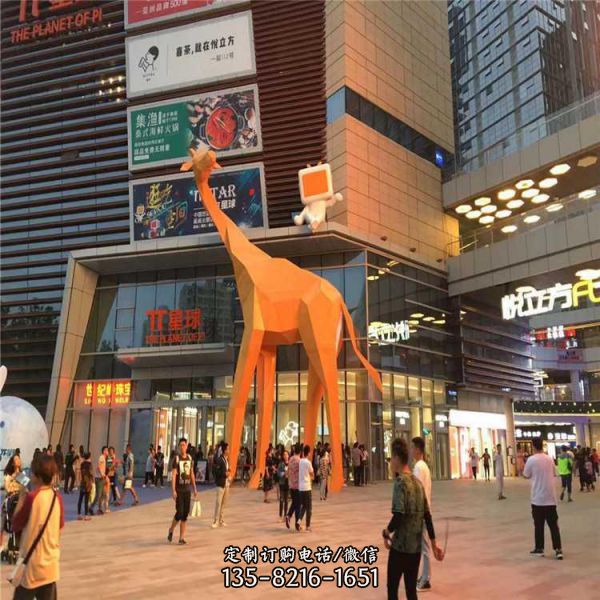 園林不銹鋼抽象動物景觀雕塑（2）