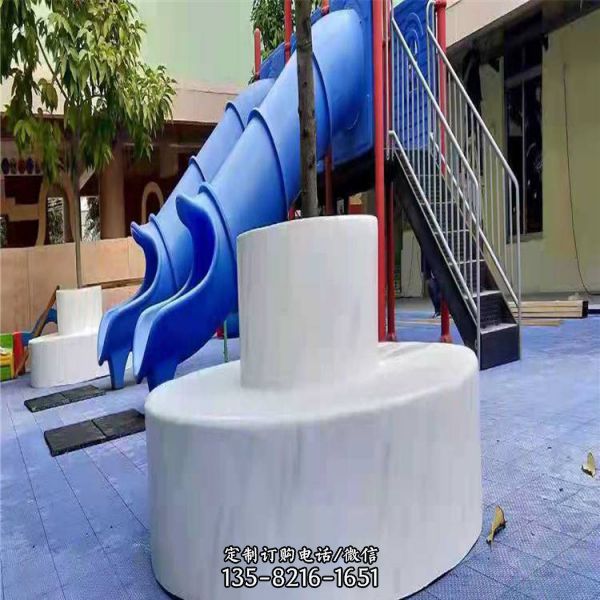 幼兒園玻璃鋼休閑椅樹池雕塑（4）