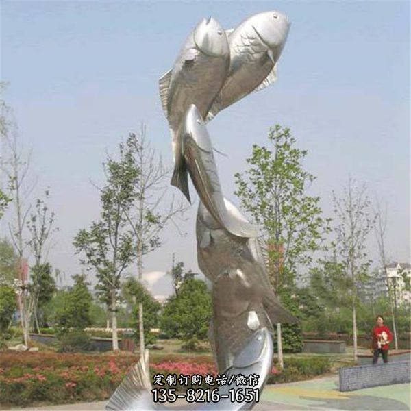 戶外不銹鋼景區(qū)園林雕塑 大型公園廣場擺件（4）