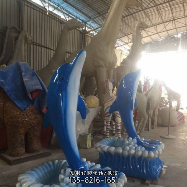 廣場(chǎng)景區(qū)擺放仿真動(dòng)物玻璃鋼雕塑（4）