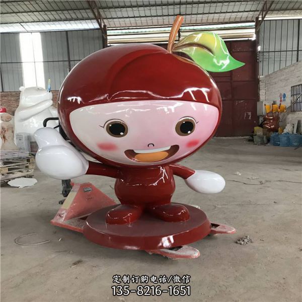 玻璃鋼彩繪卡通公仔雕塑（1）