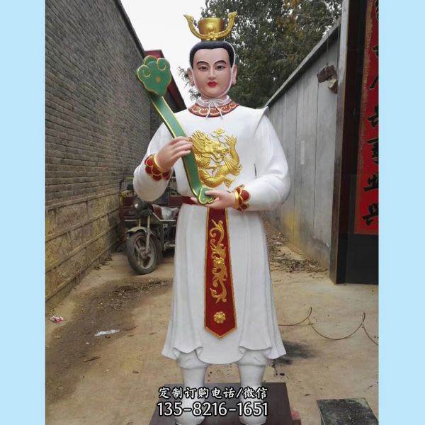 寺廟玻璃鋼彩繪道教佛像藥王爺人物雕塑（2）