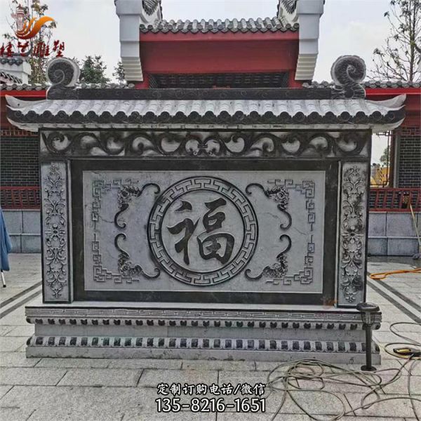 庭院裝飾花崗巖青石浮雕人物壁影壁畫（6）