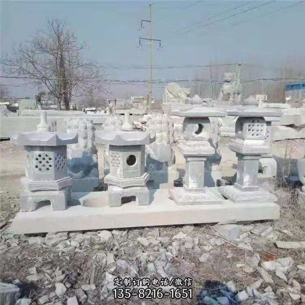 仿古石雕園林庭院石燈雕塑（2）