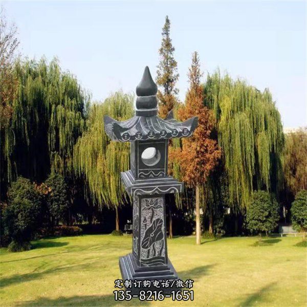 仿古石雕園林庭院石燈雕塑（4）