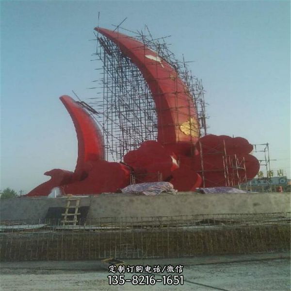 公園廣場大型不銹鋼景觀雕塑（2）