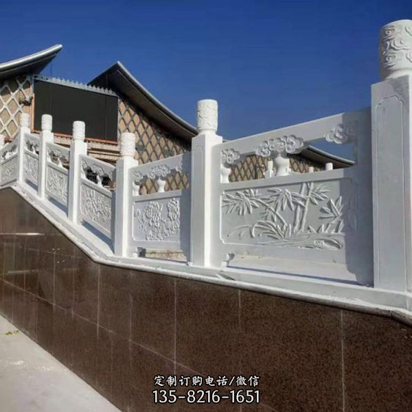 園林廣場(chǎng)景觀大理石浮雕欄桿欄板（2）
